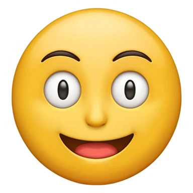 Emoji with a judging face sticker
