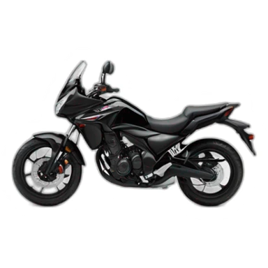 Honda cb500x color black sticker