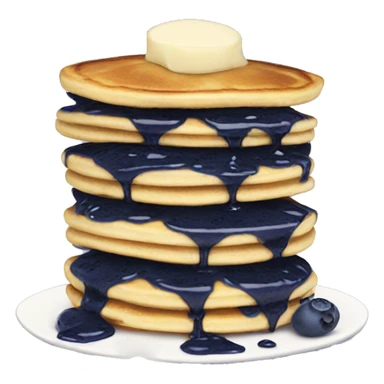 Blueberry pancakes  sticker