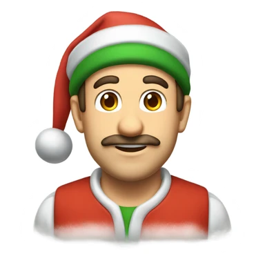 Luigi mangione Christmas sticker