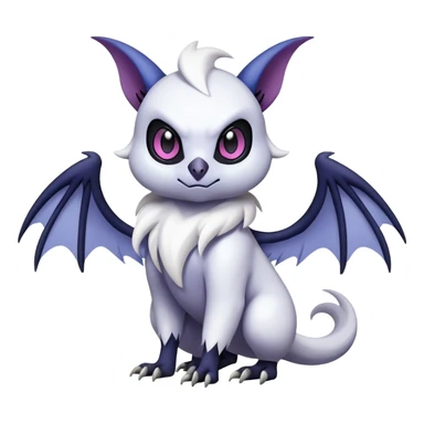 Edgy Cool Kawaii Noibat-Absol-Pokémon Full Body sticker