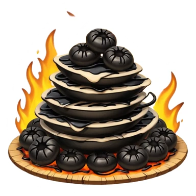 black food sticker