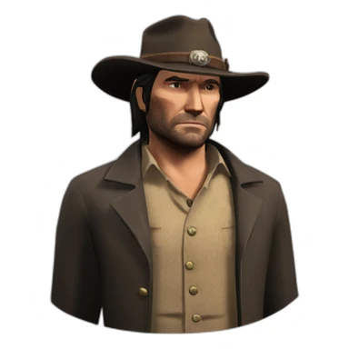 John Marston read dead redemption 2 sticker