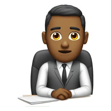 boring office job sticker