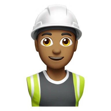 runner with hard hat sticker