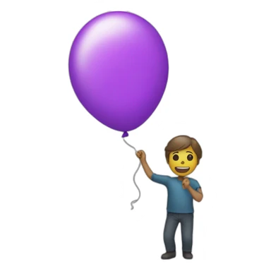 Person Using Ballon sticker