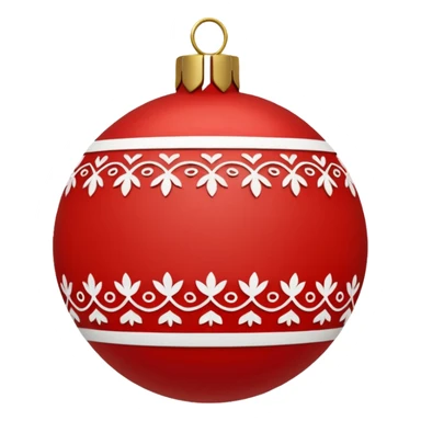 festive ornament scandinavian  sticker