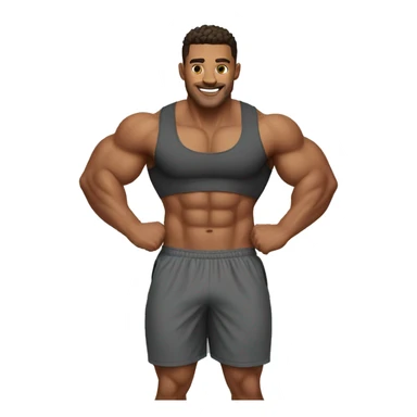 Fitness guy sticker