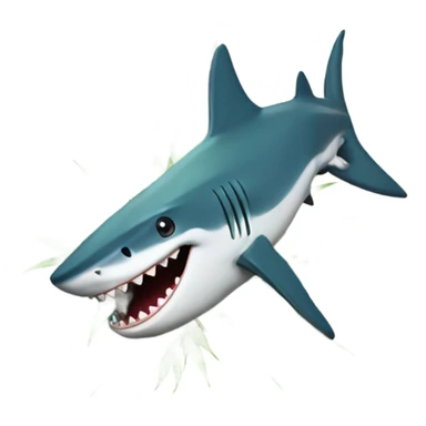 Shark with weed sticker