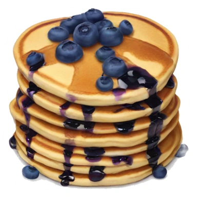 Blueberry pancakes  sticker