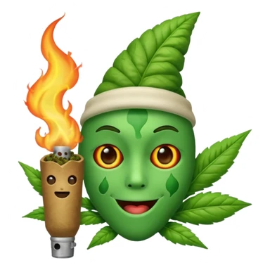 Talking weed joint  sticker