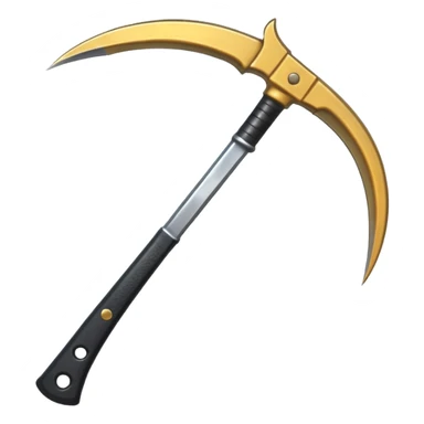 metal scythe sticker