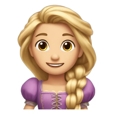 Rapunzel sticker