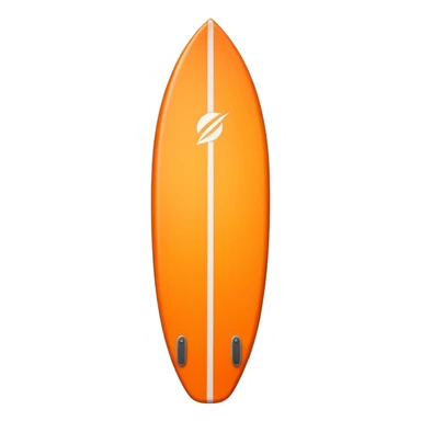 orange surfboard sticker