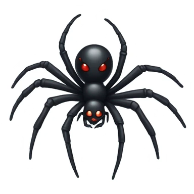 Black widow spider  sticker