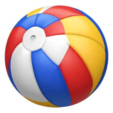 Colorful beach ball sticker