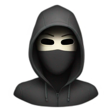 hacker with anonymous mask sticker