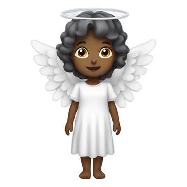 Little girl angel  sticker
