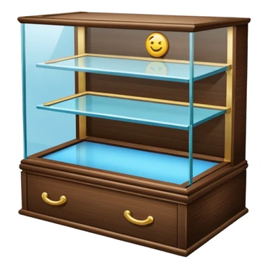 jewelry display case at Walmart sticker