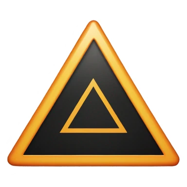 hazard triangle with the text "P 1 Alert" inside it sticker