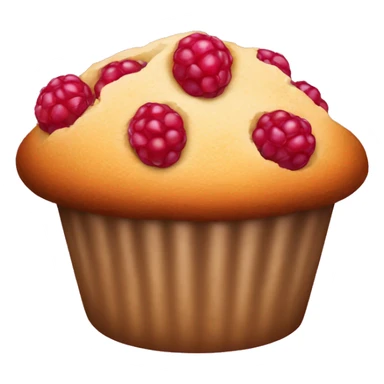 raspberry muffin  sticker