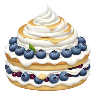 blueberry shortcake sticker