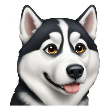 Siberian husky sticker