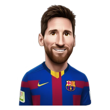 messi con cara de soprendido sticker