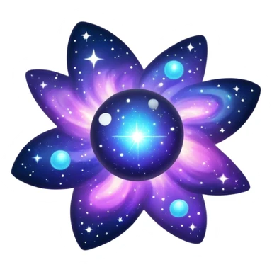 Dark dull divine celestial nebulae glistening glossy sparkly shiny glittery scenery  sticker