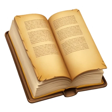 Lectura libro abierto marron sin fondo  sticker