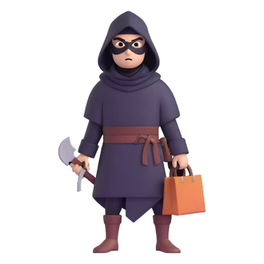 thief character sticker