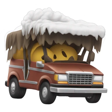 Band wagon  with eagle on the side sticker