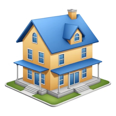 blueprint of house sticker