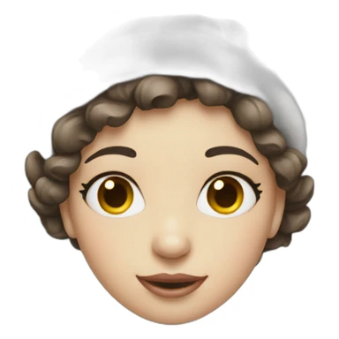 christmas-snowman-girl sticker