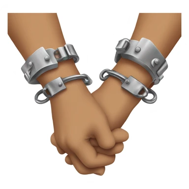 Hands in handcuffs  sticker