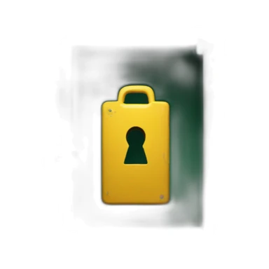 open safe in the middle of the emerald sticker