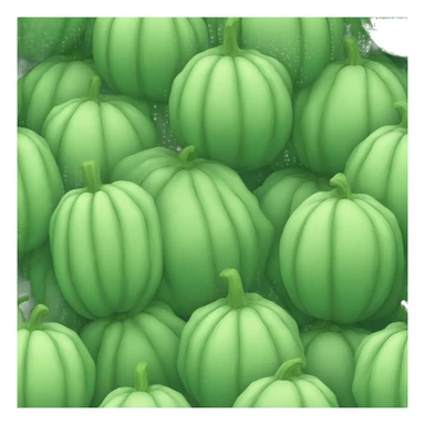 green winter squash sticker