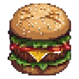 burger sticker