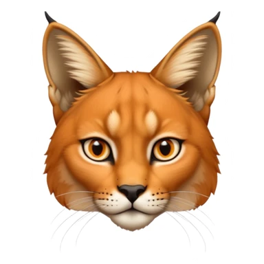un Lynx Caracal Réaliste sticker