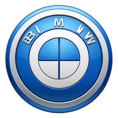 Create BMW logo Emoji sticker