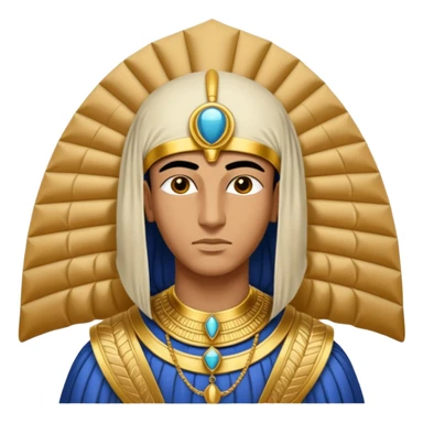 egyptian horus, parachute sticker