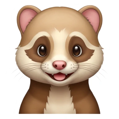 🦉hazlo asi,como un huron en emoji sticker