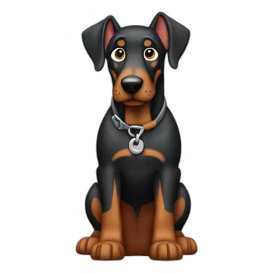 doberman repairman sticker