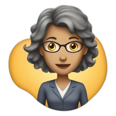english teacher female sticker