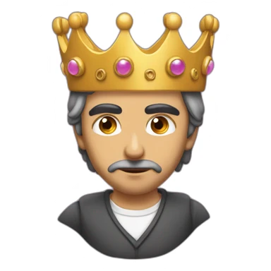 Zemmour qui a une couronne sticker