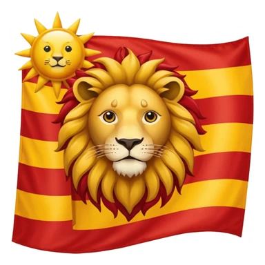 پرچم شیر و خورشید ایران sticker