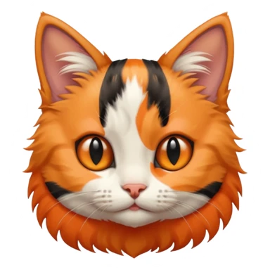 a sitting kitten with stripes sticker