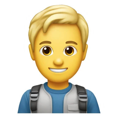 Monogramm kék háttérrel, és a két betű az JE legyen sticker