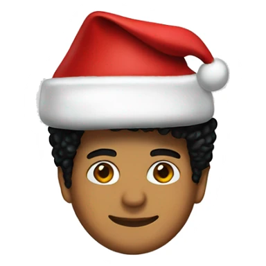 bruno mars with santa hat sticker
