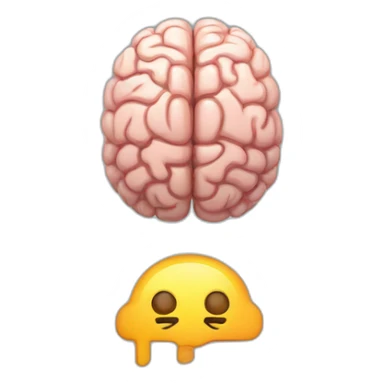 brain with an energy bar low battery sticker